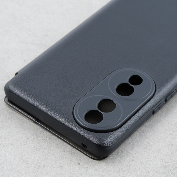 Husă cu clapetă pentru Honor 70 5G, Side View, negru