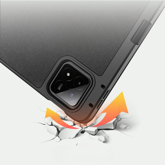 Husă pentru Xiaomi Pad 6S Pro 12.4", Dux Ducis Domo, negru