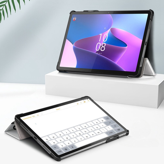 Husă pentru Lenovo Tab P11 Pro Gen 2 TB132FU TB132XU 11.2", cu clapetă, sleeping cat
