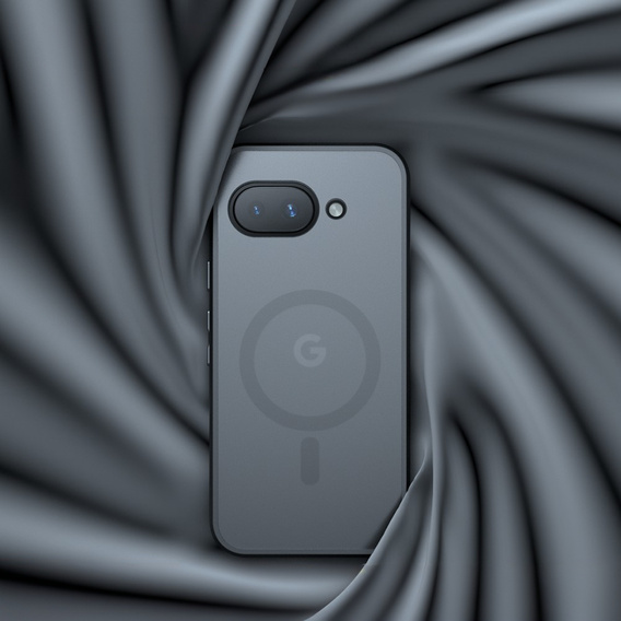 Husă pentru Google Pixel 9A, pentru MagSafe, ERBORD Matt Case, negru