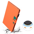 Husă pentru Lenovo Tab M10 Plus 10.6 Gen 3, cu clapetă, animal, portocaliu