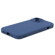 Husa pentru iPhone 15 Plus, Silicone Lite, albastru închis