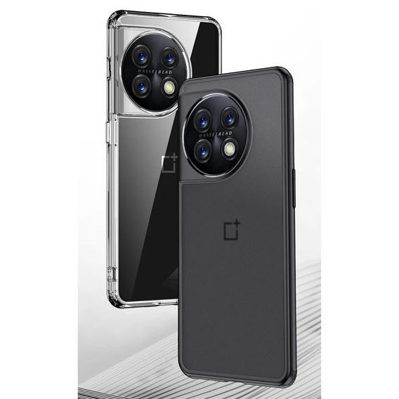 Huse pentru OnePlus 11 5G, Fusion Hybrid, transparent / negru
