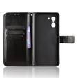 Cu clapetă pentru OnePlus Nord CE5, Crazy Horse Wallet, negru
