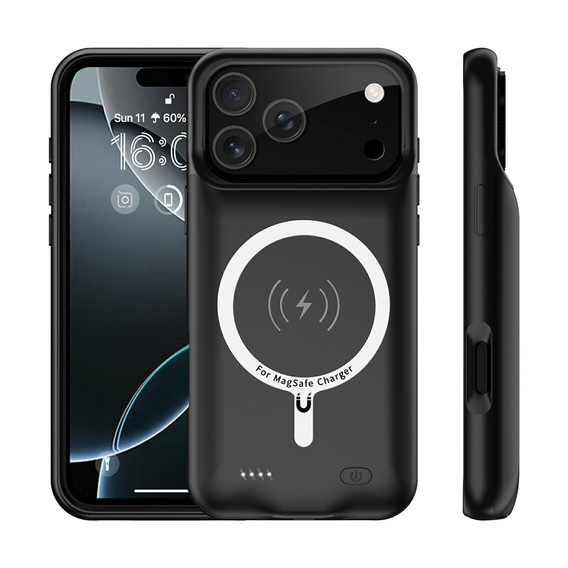 Carcasă baterie MagSafe pentru iPhone 17 Pro Max, 6000 mAh