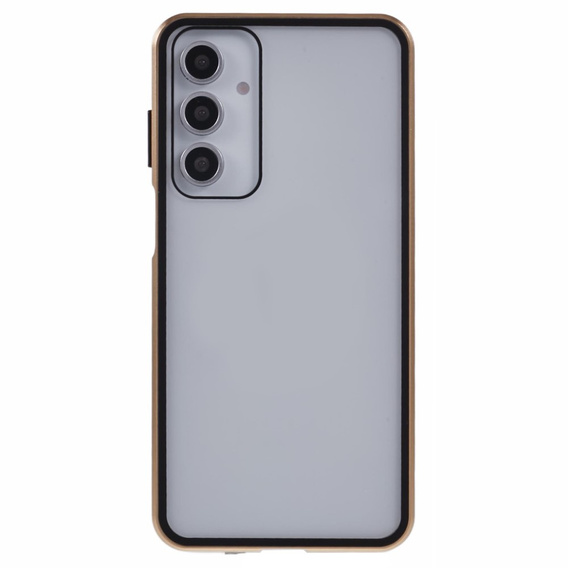 Husa pentru Samsung Galaxy A16, Magnetic Dual Glass, de aur