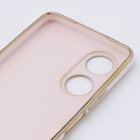 Husă pentru Oppo A58 4G, Glamour CamShield, roz rose gold