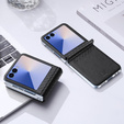 Husă Dux Ducis pentru Samsung Galaxy Z Flip7 5G, Bril, negru