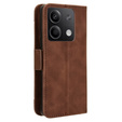 Cu clapetă pentru Xiaomi Redmi Note 13 5G, Card Slot, maro