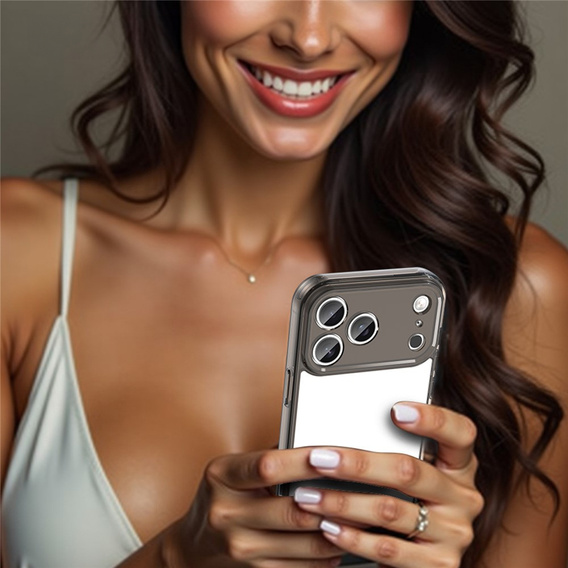 Husă din silicon cu spate rigid pentru iPhone 17 Pro