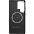 Carcasa Spigen pentru Samsung Galaxy S25 Ultra, Enzo Aramid MagSafe, carbon negru + 9H Tempered Glass