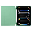 Husă pentru Apple iPad Pro 13" 7 gen. 2024 (A2925, Smartcase cu spațiu pentru stylus, verde