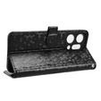 Husă cu clapetă pentru Oppo Reno 14, Wallet Rhombus, negru