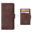 Cu clapetă pentru Xiaomi Poco F7 Pro, Card Slot, maro