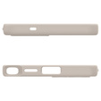 Carcasă Spigen pentru Samsung Galaxy S25 Ultra, Silicone Fit Mag, gri + sticlă călită