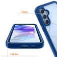 Carcasă pentru Samsung Galaxy A55 5G, Shockproof, cu folie, albastru