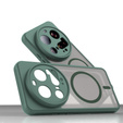 Husă pentru Xiaomi 15 Ultra, pentru MagSafe, ERBORD Matt Case, verde