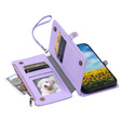 Cu clapetă pentru Xiaomi Redmi 14C / Xiaomi Poco C75, Wallet Zipper Pocket, violet