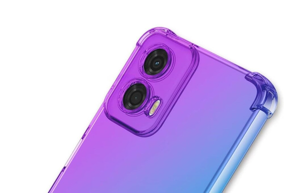 Husa pentru Motorola Edge 50 Fusion 5G, Gradient Dropproof, Violet / albastru