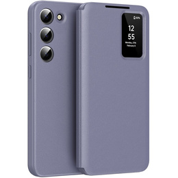 Husă cu clapetă pentru Samsung Galaxy S22+ Plus, Smart View Wallet, violet