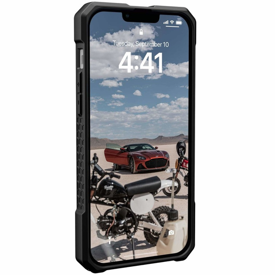 Urban Armor Gear Huse pentru iPhone 14 Plus, Monarch MagSafe Kevlar, negru