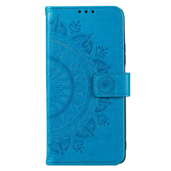 Cu clapetă pentru Motorola Moto G13 / G23, Mandala Flower, albastru