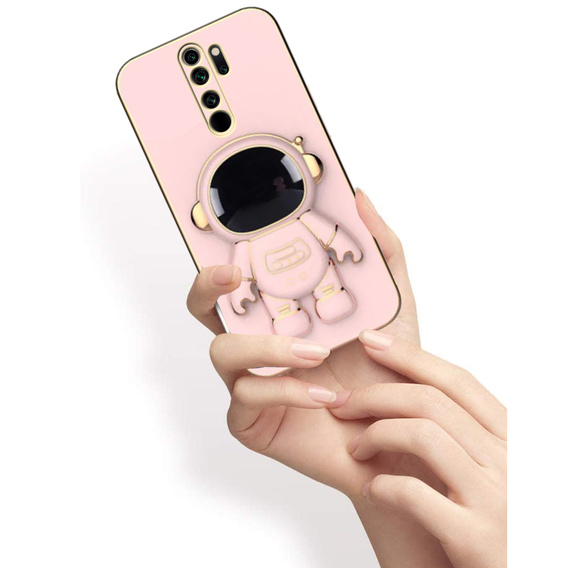 Huse pentru Xiaomi Redmi Note 8 Pro, Astronaut, roz rose gold