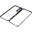 Carcasa Magnetic Dual Glass MagSafe pentru Samsung Galaxy S21+ Plus, negru