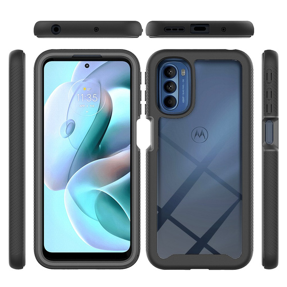 Carcasă pentru Motorola Moto G31/G41, Shockproof, cu folie, albastru