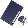 Husă pentru Samsung Galaxy Tab S9 FE, Tri-fold, albastru închis