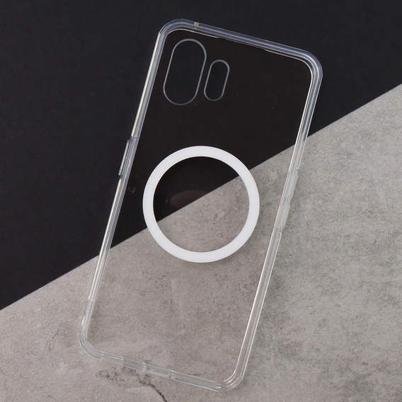 Husă pentru Nothing Phone 2, Fusion Hybrid Case, pentru MagSafe, transparentă