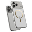 Carcasă Spigen pentru iPhone 17 Pro, Ultra Hybrid MagSafe, transparentă / aurie