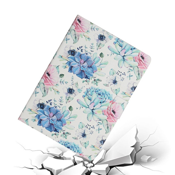 Husă cu clapetă pentru Amazon Kindle Paperwhite V / 5 2021, Colorful Flower