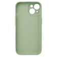 Husa pentru iPhone 15 Plus, Silicone Lite, verde