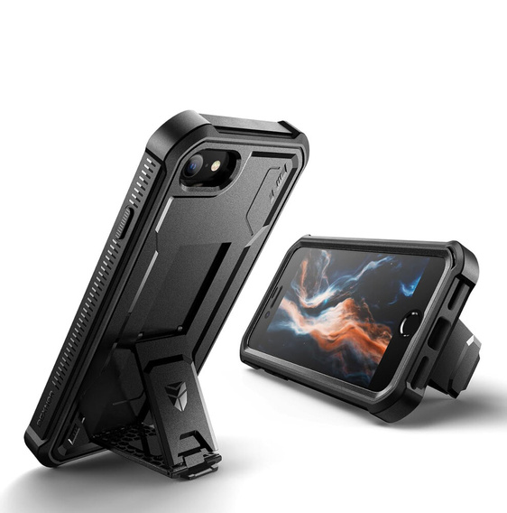 Husă blindată pentru iPhone 7 / 8 / SE 2020 / SE 2022, Dexnor Full Body, negru