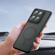 Husă pentru Motorola Edge 60 / 60 Fusion, pentru MagSafe, ERBORD Matt Case, negru