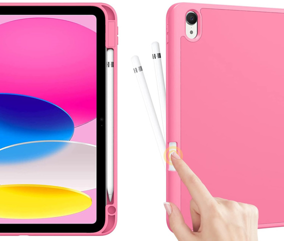 Husă pentru iPad 11" 2025 A16 (11 gen.) / iPad 10.9" 2022 (10 gen.), Smartcase, roz