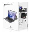 Carcasă + tastatură Apple iPad Pro 11" 5 gen. 2024, Dux Ducis TouchPad Leather Pen Slot, negru