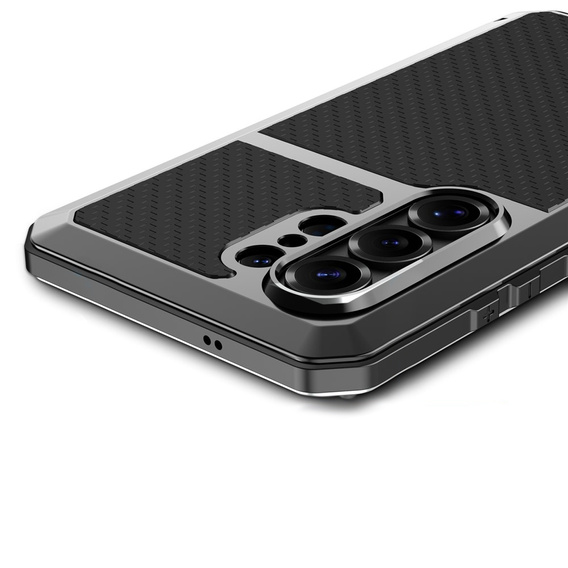 Husă blindată cu sticlă încorporată pentru Samsung Galaxy S26 Ultra, negru