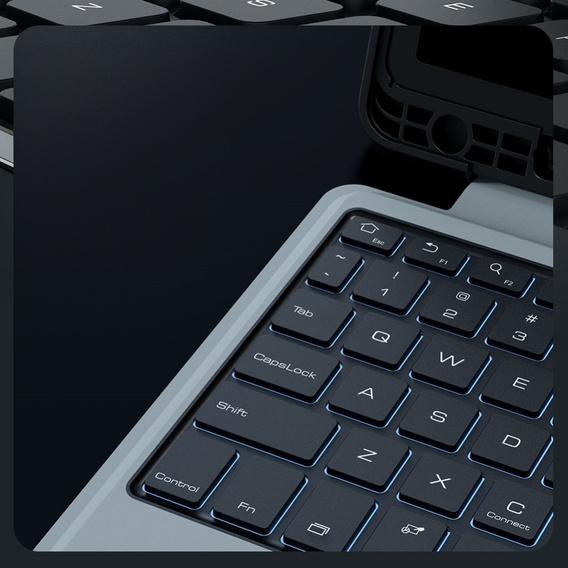 Carcasă + tastatură Galaxy Tab S9, NILLKIN Bumper Pen Slot, negru