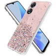 Huse pentru Oppo A17, Glittery, roz