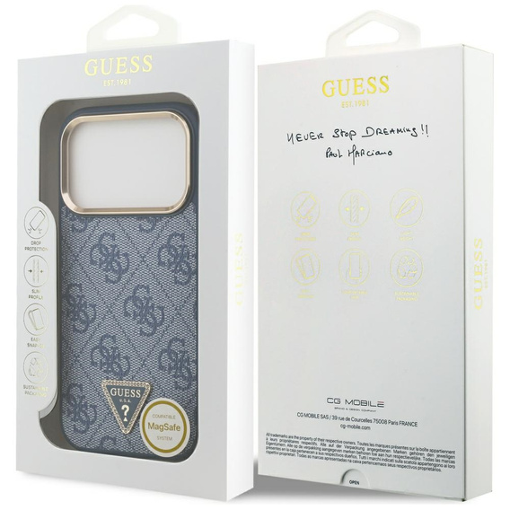 Carcasă Guess 4G Triangle Logo MagSafe pentru iPhone 17 Pro