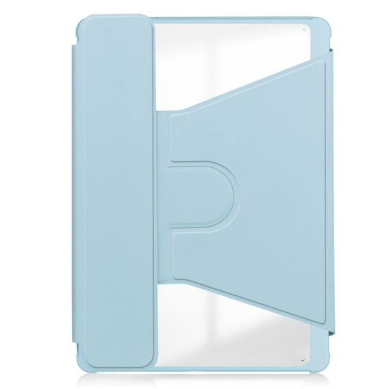 Husă pentru tastatură pentru Samsung Galaxy Tab S10 Lite / S10 FE / S9 FE, Rotary 360° Leather, caz albastru
