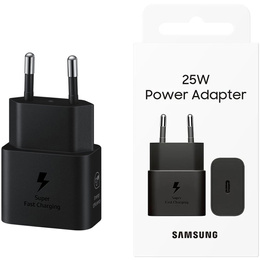 Încărcător de rețea Samsung EP-T2510NBEGEU 25W USB-C (negru)
