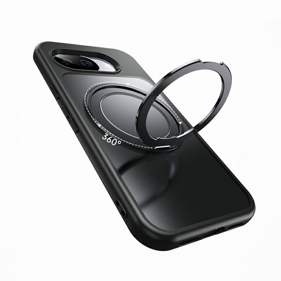 Husă pentru Google Pixel 10a, pentru MagSafe, cu suport, negru