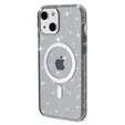 Husă pentru iPhone 14 Plus, Glittery, pentru MagSafe, negru