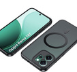 Carcasă Matt pentru Oppo Reno 14F, pentru MagSafe, negru translucid