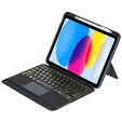Carcasă + tastatură iPad 10.9 2022 10 GEN, keyboard Pen Slot, negru