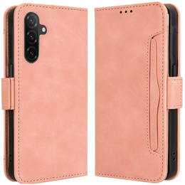 Cu clapetă pentru Samsung Galaxy A26, Card Slot, roz