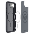 Carcasă Spigen pentru iPhone 16E, Nano Pop MagSafe, negru + sticlă temperată 9H